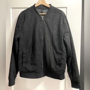 Men's Black Bomber Jacket